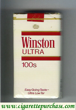 Winston Ultra 100s cigarettes soft box